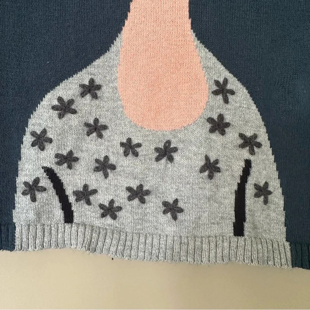 Lisa Todd RARE Cashmere Blend Sweater Women L Curly Red Hair Ginger Light Weigh - Picture 6 of 10